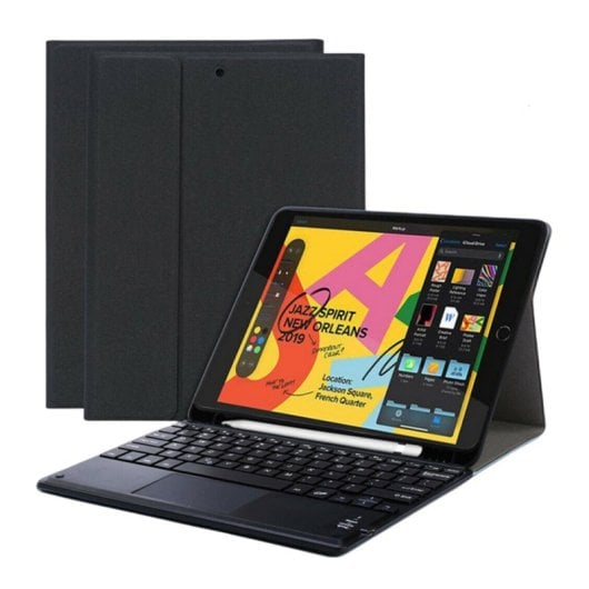 Royal Bailey Rk11c Funda Con Bluetooth Teclado Para Ipad Air 11(2024)/ipad Air 5 10.9(2022)/ipad Air 4 10.9(2020)/ipad Pro 11(2022/2021/2020/2018) Negro
