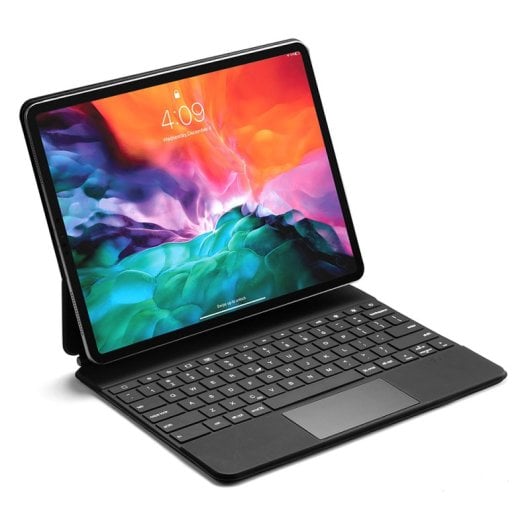 Royal Bailey P129pro Funda Con Bluetooth Teclado Para Ipad Air 13(2024)/ipad Pro 12.9(2022/2021/2020/2018) Negro