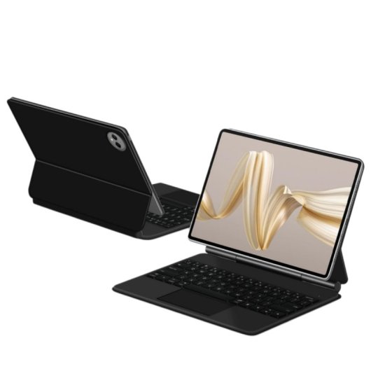 Royal Bailey Mk-x700 Funda Con Bluetooth Teclado Para Samsung Tab S8 11" X700/s7 11" T870/t875/s9 11"/s9 Fe 10.9" X510 Negro