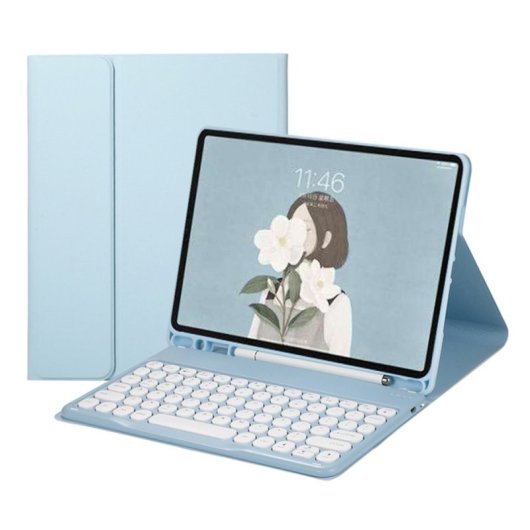 Royal Bailey Ts97 Funda Con Bluetooth Teclado Para Ipad 9.7" Azul