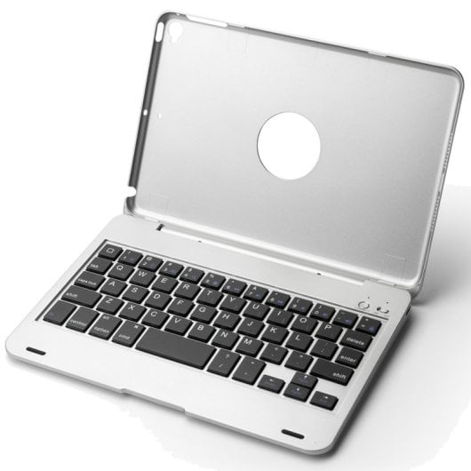 Royal Bailey F1+ Funda Con Bluetooth Teclado Para Ipad Mini 1/2/3/4/5 Plata Plata