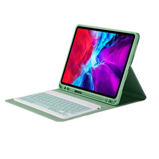 Royal Bailey Ps97 Funda Con Bluetooth Teclado Para Ipad 9.7" Verde
