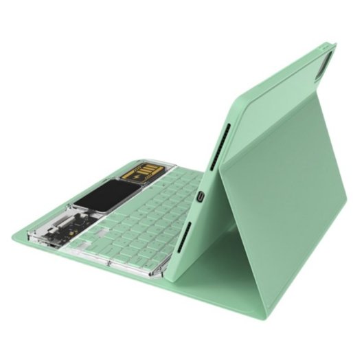 Royal Bailey Jt11-1 Funda Con Bluetooth Teclado Para Ipad Air 11(2024)/ipad Air 5 10.9(2022)/ipad Air 4 10.9(2020)/ipad Pro 11(2022/2021/2020/2018) Verde
