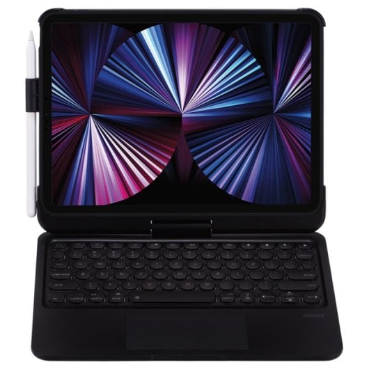Royal Bailey Q8 Funda Con Bluetooth Teclado Para Ipad Air 11(2024)/ipad Air 5 10.9(2022)/ipad Air 4 10.9(2020)/ipad Pro 11(2022/2021/2020/2018) Negro