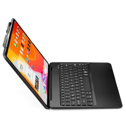 Royal Bailey F129s Funda Con Bluetooth Teclado Para Ipad Air 13(2024)/ipad Pro 12.9(2022/2021/2020/2018) Negro