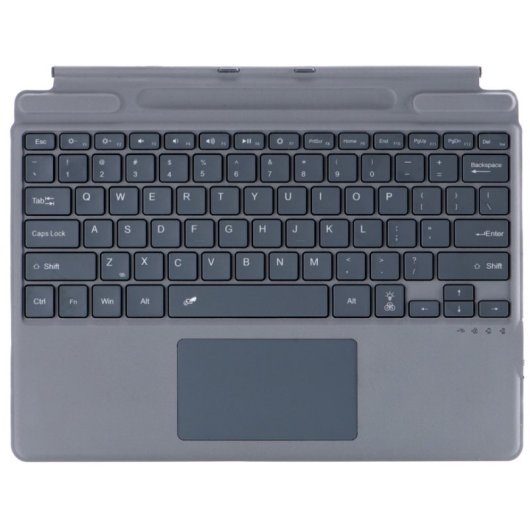 Royal Bailey 1089d Funda Con Bluetooth Teclado Para Surface Pro 3/pro 4/pro 2017/pro 6/pro 7 Gris