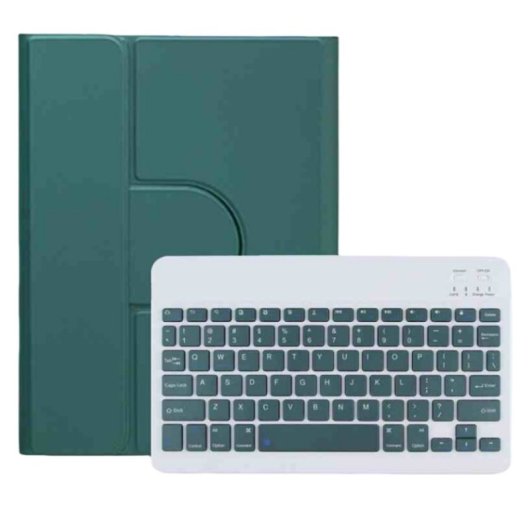 Royal Bailey Pd-a11 Funda Con Bluetooth Teclado Para Ipad Air 11(2024)/ipad Air 5 10.9(2022)/ipad Air 4 10.9(2020)/ipad Pro 11(2022/2021/2020/2018) Verde