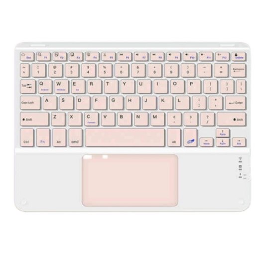 Royal Bailey Pd-c11 Funda Con Bluetooth Teclado Para Ipad Air 11(2024)/ipad Air 5 10.9(2022)/ipad Air 4 10.9(2020)/ipad Pro 11(2022/2021/2020/2018) Rosa