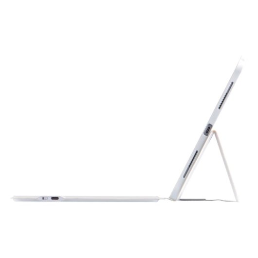 Royal Bailey Pj5026-3d Funda Con Bluetooth Teclado Para Ipad Air 11(2024)/ipad Air 5 10.9(2022)/ipad Air 4 10.9(2020)/ipad Pro 11(2022/2021/2020/2018)
 Blanco