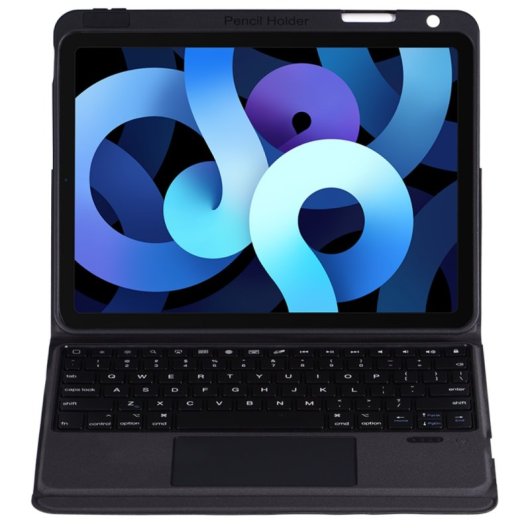 Royal Bailey T2096 Funda Con Bluetooth Teclado Para Ipad Air 11(2024)/ipad Air 5 10.9(2022)/ipad Air 4 10.9(2020)/ipad Pro 11(2022/2021/2020/2018) Negro
