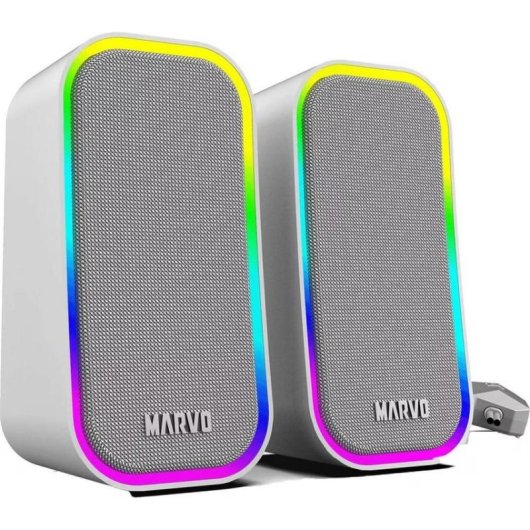 Lautsprecher Marvo PC 2.0 Kanal USB 6 W Grau