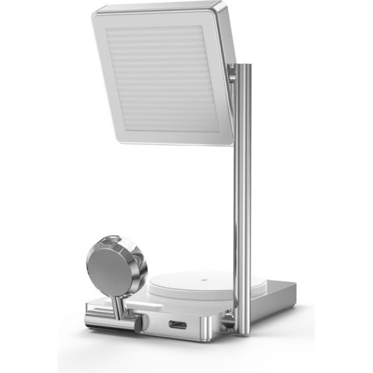 Cargador inalámbrico XtremeMac X-Station 3 en 1 gris con MagSafe y Qi
