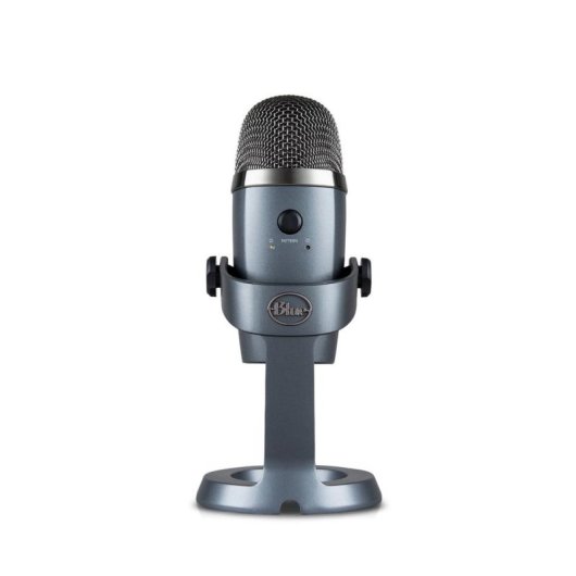 Microphone Logitech G Yeti Nano USB cardioïde et omnidirectionnel gris avec mute