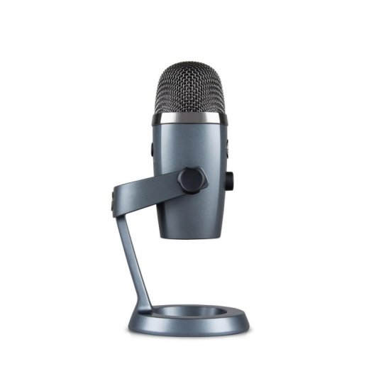 Microphone Logitech G Yeti Nano USB cardioïde et omnidirectionnel gris avec mute