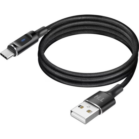 Cavo USB-A a USB-C Avizar con LED di Ricarica 1,5 m