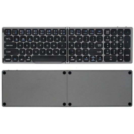 Teclado Royal Bailey FK328 Bluetooth ultrafino leve QWERTY inglês
