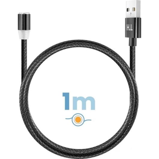 Cabo USB Avizar 3 em 1 magnetico 1 m