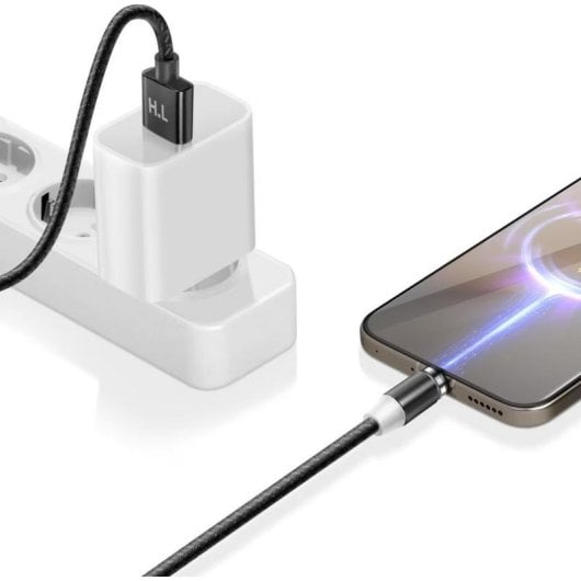 Cabo USB Avizar 3 em 1 magnetico 1 m