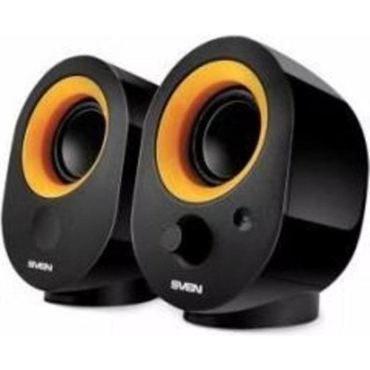 Altavoces Sven 2.0 USB 4W avec télécommande et design compact