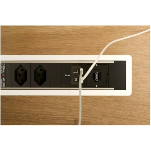 Steckdosenleiste Bachmann Power Frame 2 Steckplätze T13 USB-C ohne Schalter