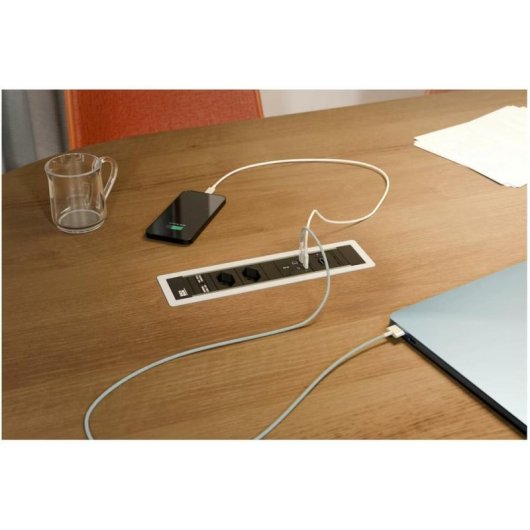 Steckdosenleiste Bachmann Power Frame 2 Steckplätze T13 USB-C ohne Schalter