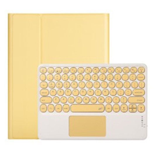 Royal Bailey Ym209c Funda Con Bluetooth Teclado Para Ipad 10th(2022)10.9 Amarillo