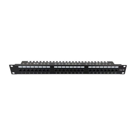 Panel de Parcheo Lanview LVR-CAT5E-UTP-LSA 24 Puertos Cat5e 1U