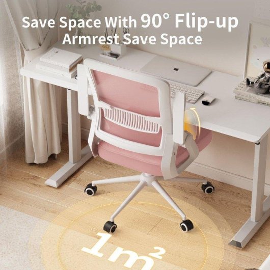 Chaise de bureau ergonomique Naspaluro Maille respirante