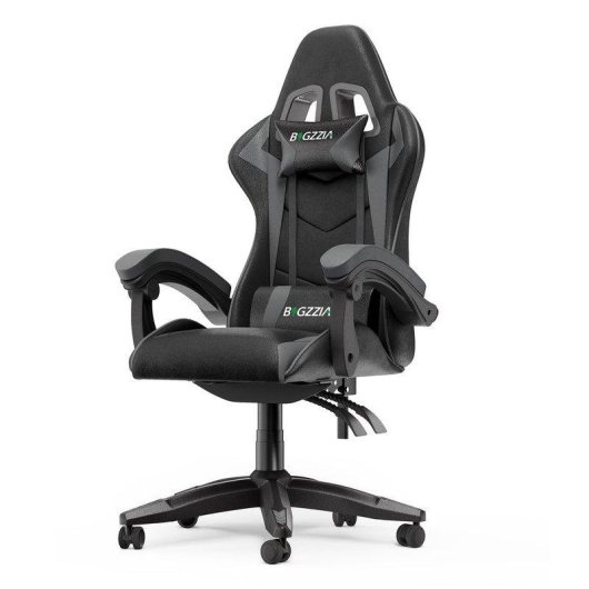 Silla gaming Naspaluro ergonómica piel sintética soporte lumbar reclinable