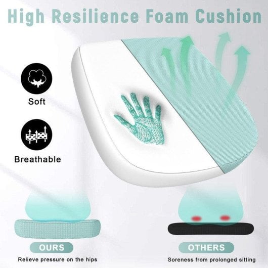 Chaise de bureau ergonomique Naspaluro vert avec roulettes