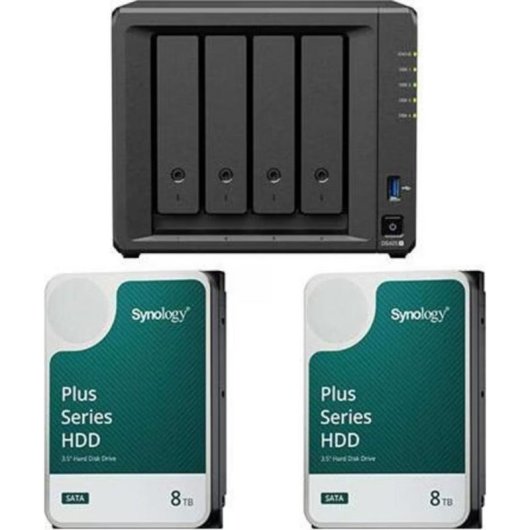 Disco duro NAS interno Synology 16 TB SATA DS425+ con 2 x 8 TB 3,5" Bundle