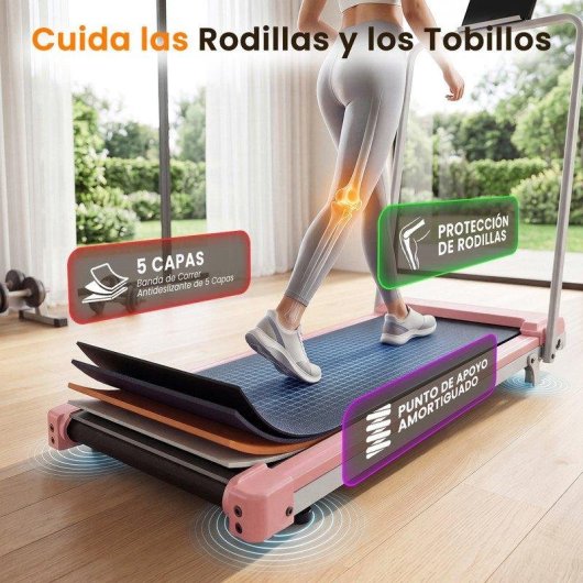 Cinta de correr HomeFitnessCode Walking Pad plegable 2,5 HP motor sin escobillas