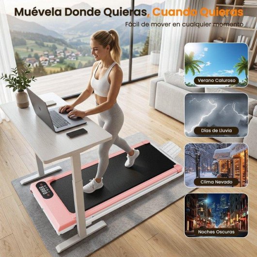 Cinta de correr HomeFitnessCode Walking Pad plegable 2,5 HP motor sin escobillas