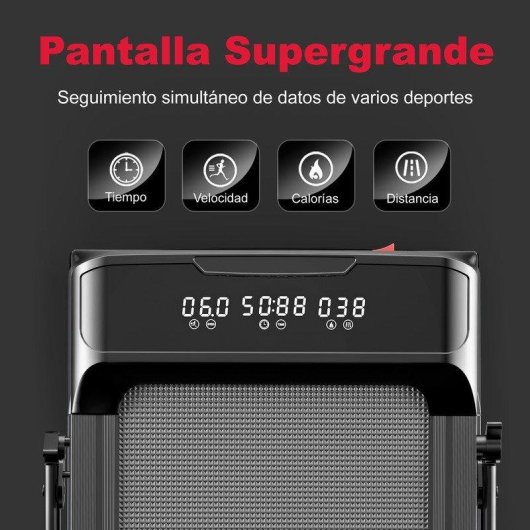 Cinta de correr plegable HomeFitnessCode 2,5 HP velocidad 1-10 km/h