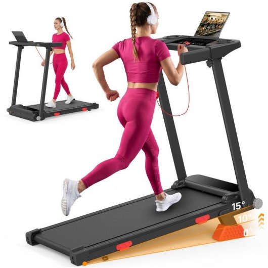 Cinta de Correr Plegable HomeFitnessCode 3.0 HP Inclinación 15% Bluetooth