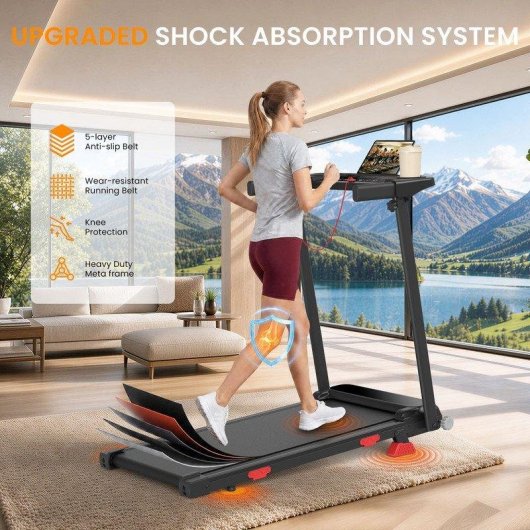 Cinta de Correr Plegable HomeFitnessCode 3.0 HP Inclinación 15% Bluetooth