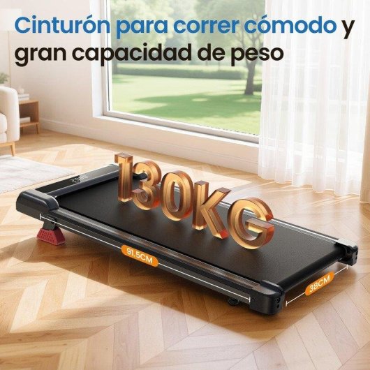 Cinta de correr HomeFitnessCode 3,0 CV motor sin escobillas 1-10 km/h inclinación 0-8%