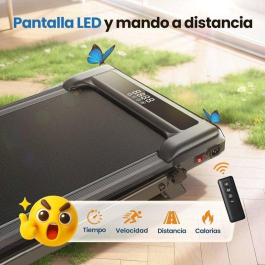 Cinta de Correr Plegable HomeFitnessCode 3.0 HP Inclinación 0-8%