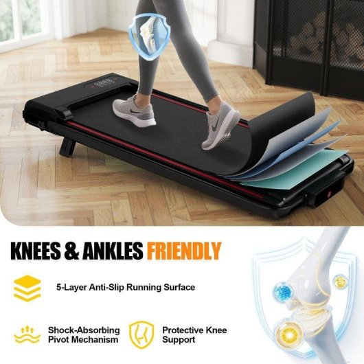 Cinta de correr HomeFitnessCode 4 en 1 plegable inclinación 7%