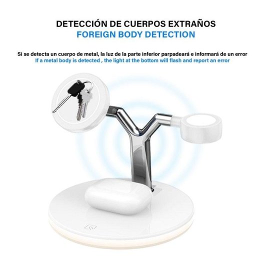3-in-1 Schnelllade-Station Qi MagSafe QC3.0 PD Dam Electronics
