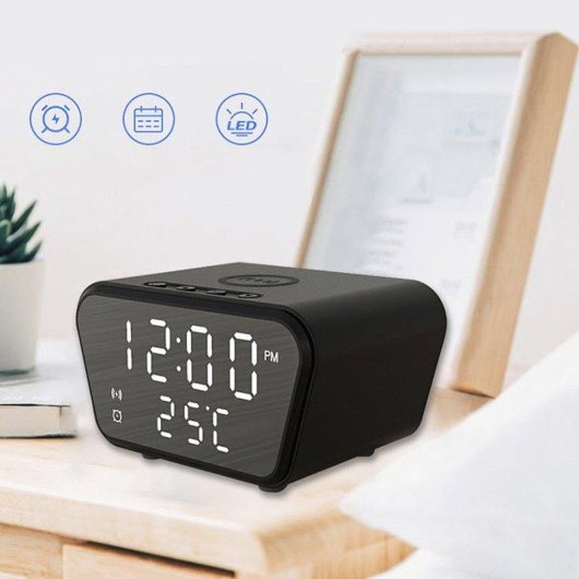 Sveglia Digitale Dam Electronics Qi 15W