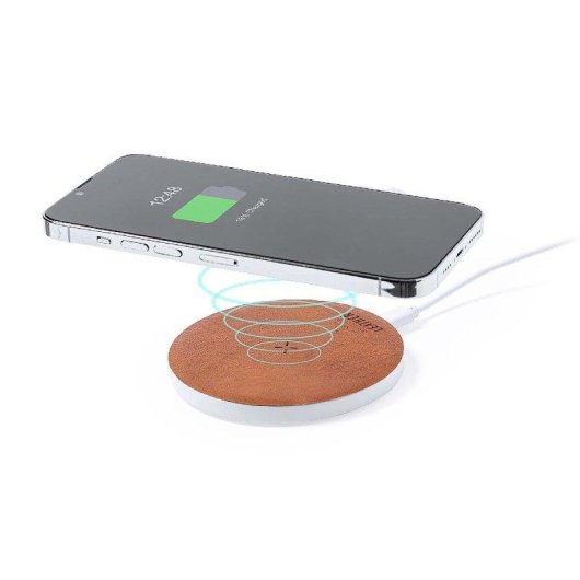 Cargador inalámbrico Dam Electronics RABS y cuero 15W carga rápida