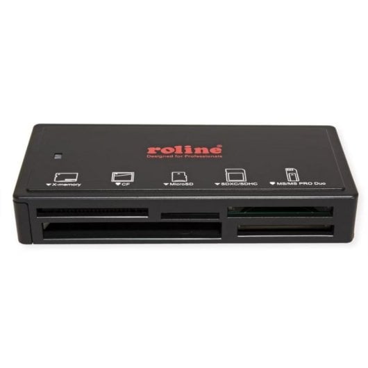 Lector de tarjetas Roline 15.08.6249 USB 3.0 y USB-C multiformato externo