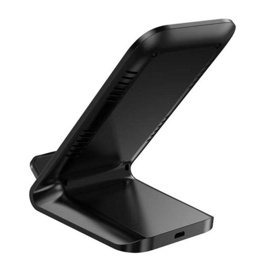 Caricatore Qi wireless a bobine doppie Dam Electronics con supporto 15W