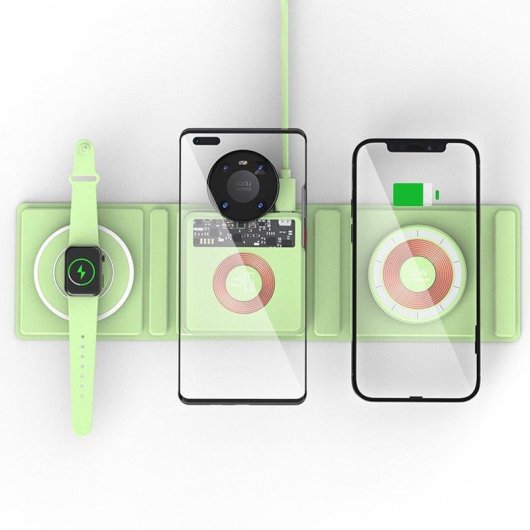 Klappbare Ladestation Dam Electronics 15W Magsafe Qi Apple Watch