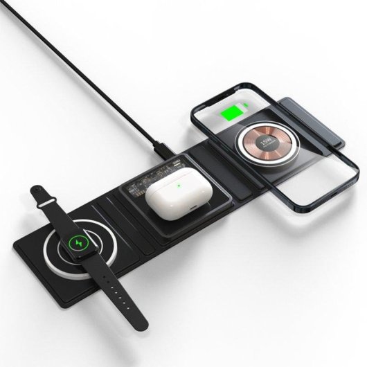 Klappbare Ladestation Dam Electronics 15W Magsafe Qi Apple Watch