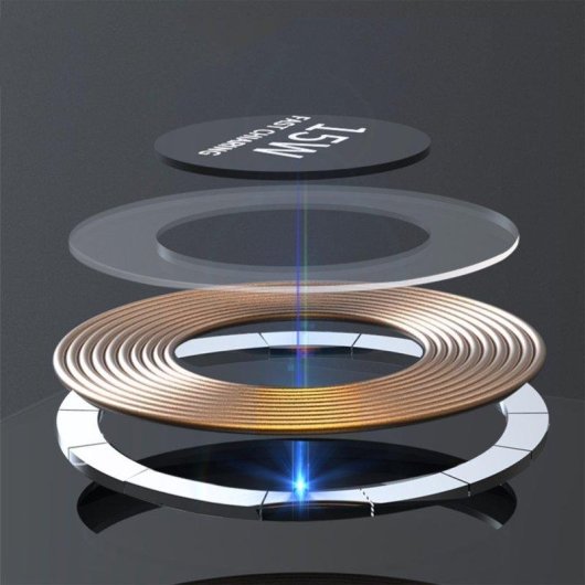 Kabellose Doppelladestation Dam Electronics 15W MagSafe Qi