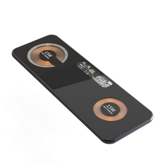 Kabellose Doppelladestation Dam Electronics 15W MagSafe Qi