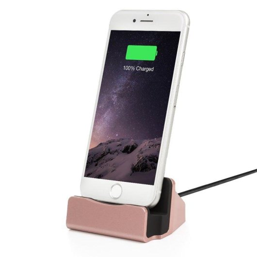 Base di Ricarica Dam Electronics per iPhone Lightning 8 pin con Cavo USB