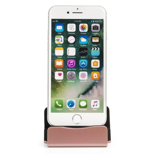 Base di Ricarica Dam Electronics per iPhone Lightning 8 pin con Cavo USB